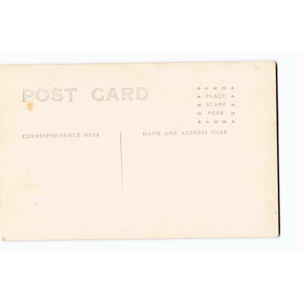 RPPC Country Church Tall White Gothic Steeple AZO 1904-1918 Real Photo Postcard - Picture 2 of 2